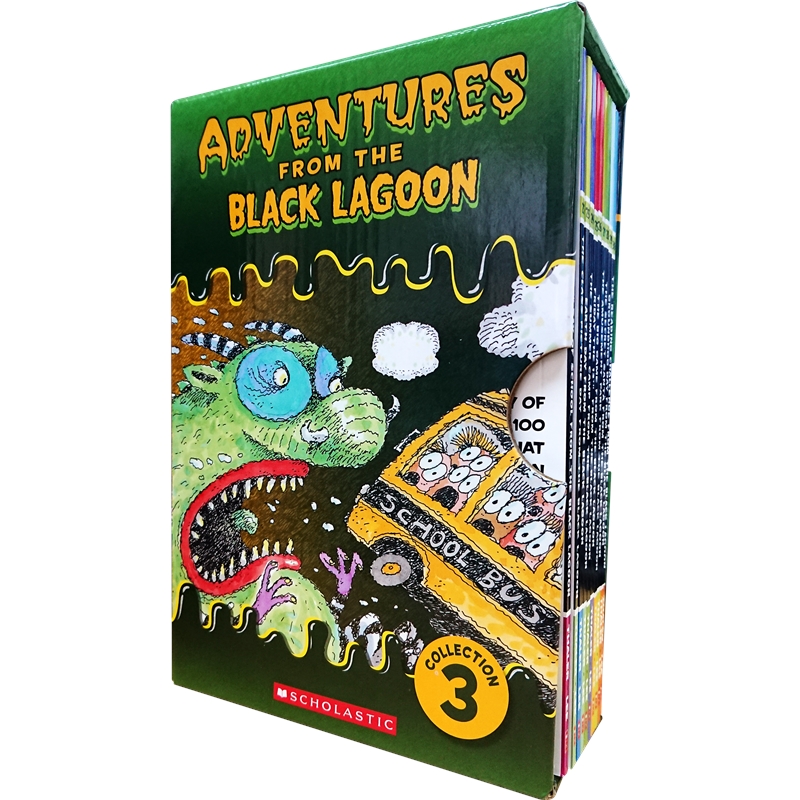 Adventures From the Black Lagoon (10 books) - Fun To Read Book