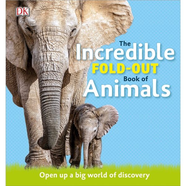 dk the incredible fold out book of animals