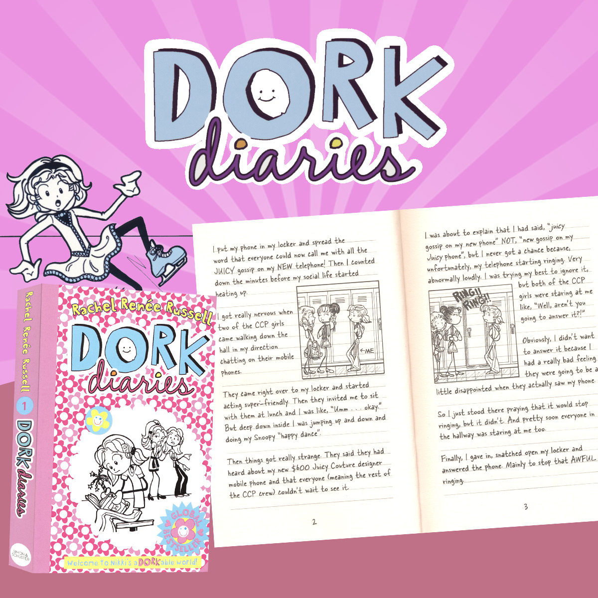 Dork Diaries Series 12 Books Collection Set By Rachel Renee 