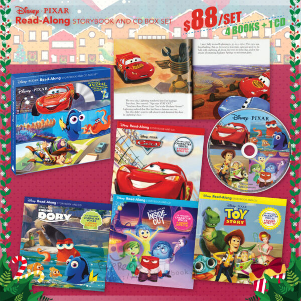 Disney Pixar Read-along Storybook and CD Box set