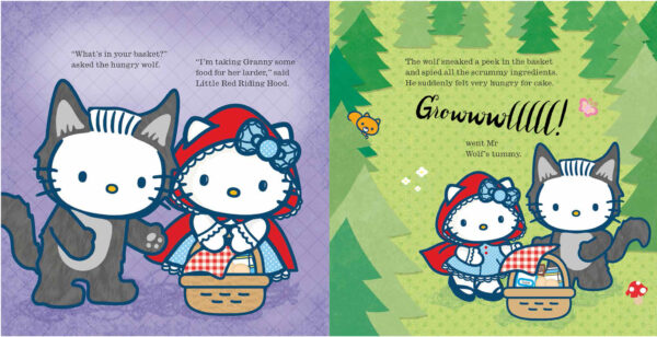 hello kitty is little red riding hood – inside