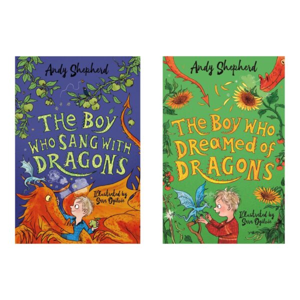 the boy who grew dragon series (2 books)