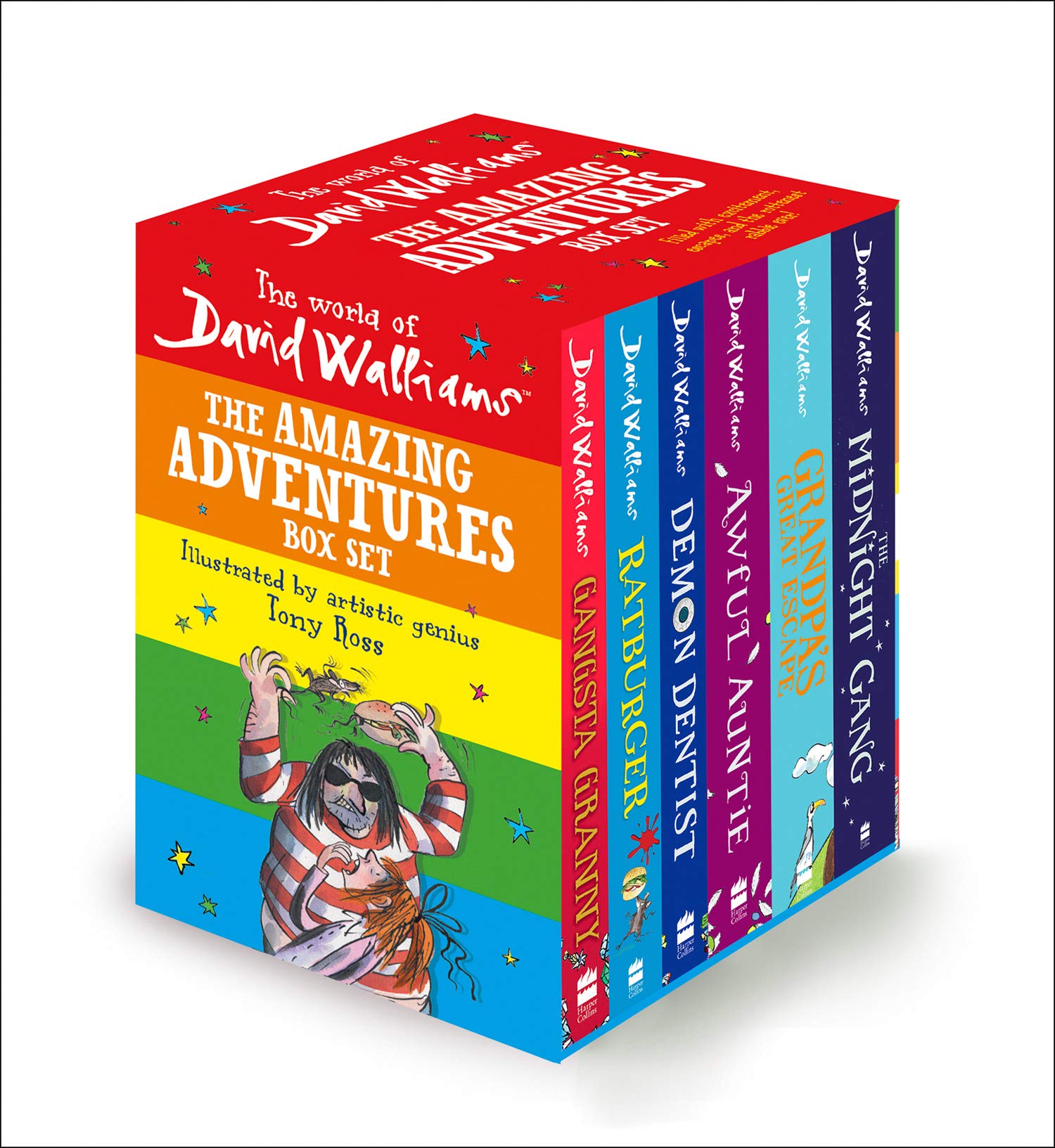 The World of David Walliams: The Amazing Adventures Box Set - Fun 