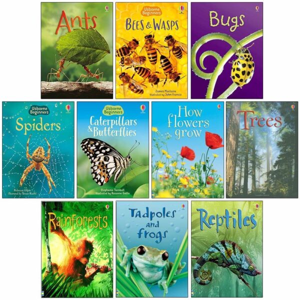 usborne beginners nature collection 10 books