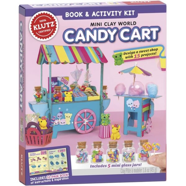 klutz mini clay world candy cart craft kit