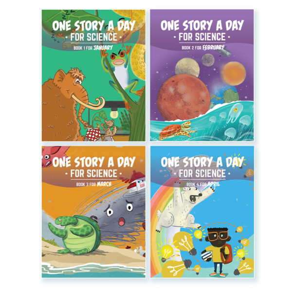 one story a day for science pack of 4 books