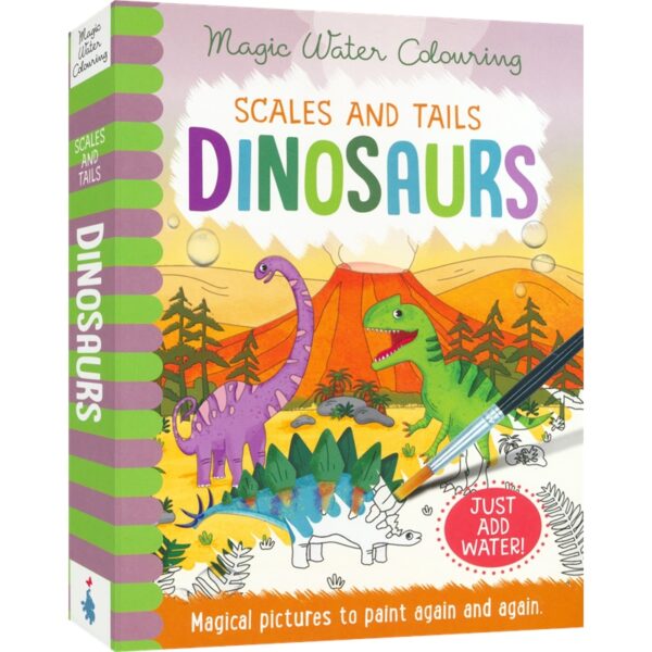 Magic Water Coloring Scales and Tales Dinosaurs # 9781787009608
