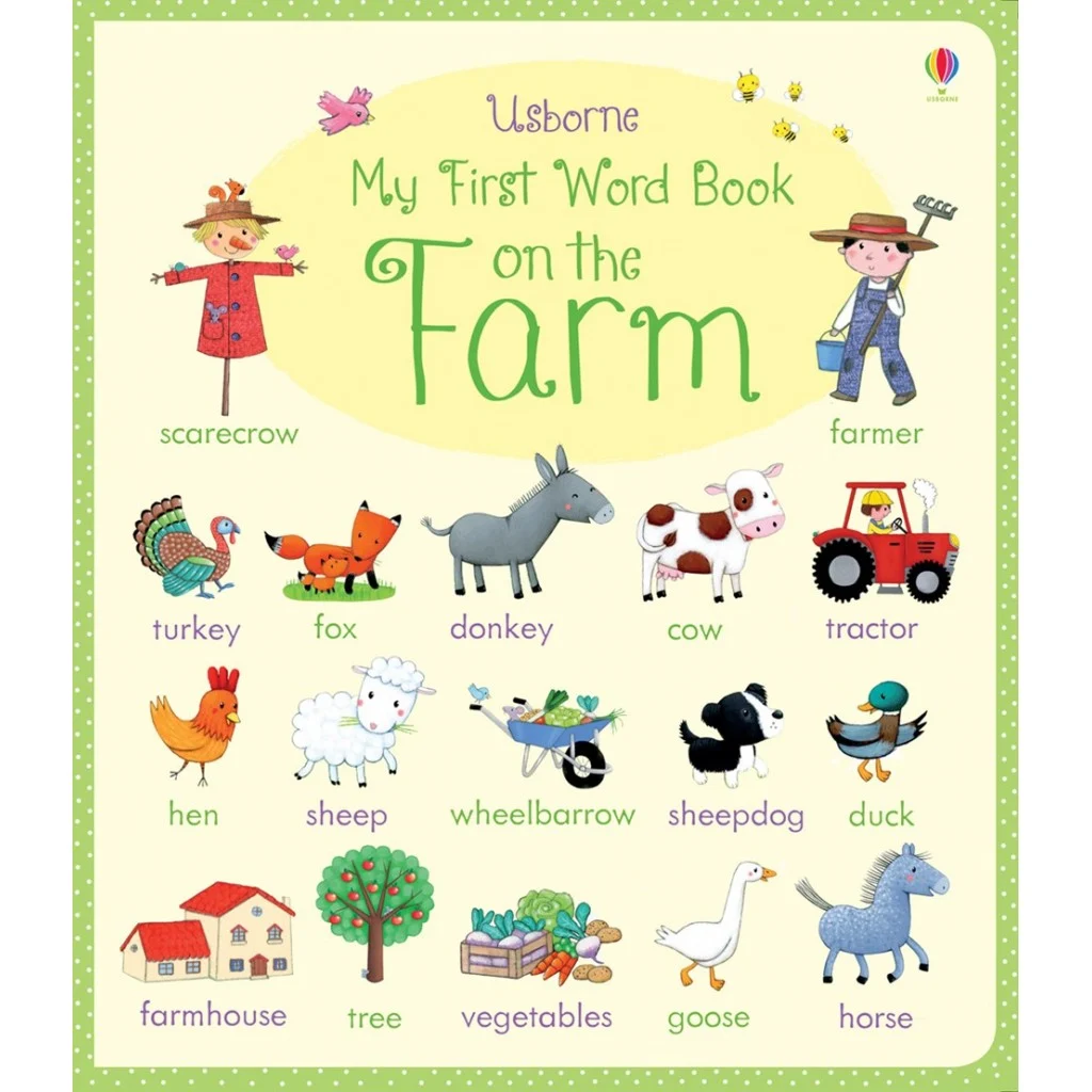 Usborne My First Word Book on the Farm - Fun To Read Book Outlet