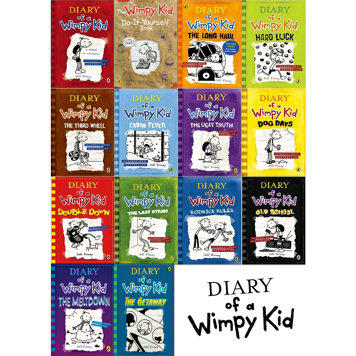 正版Diary of a Wimpy Kid 正版Bundle (Jeff Kinney) 最抵價: 買書書