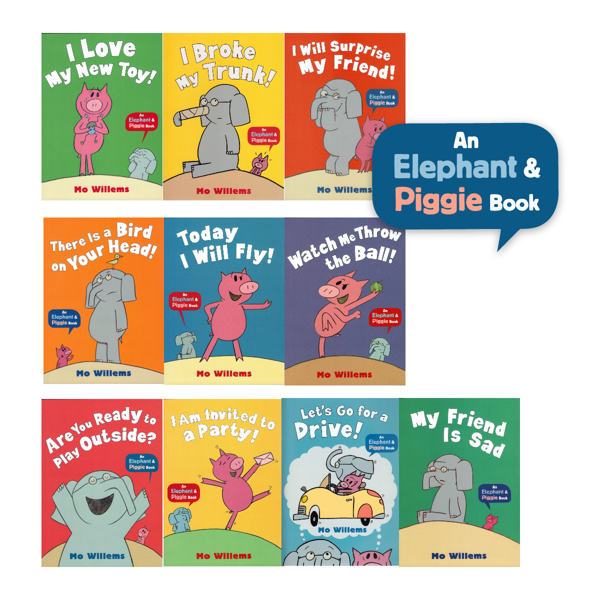 2025新入荷 An – Willems Mo Elephant books (10 collection book Piggie & 絵本・児童書