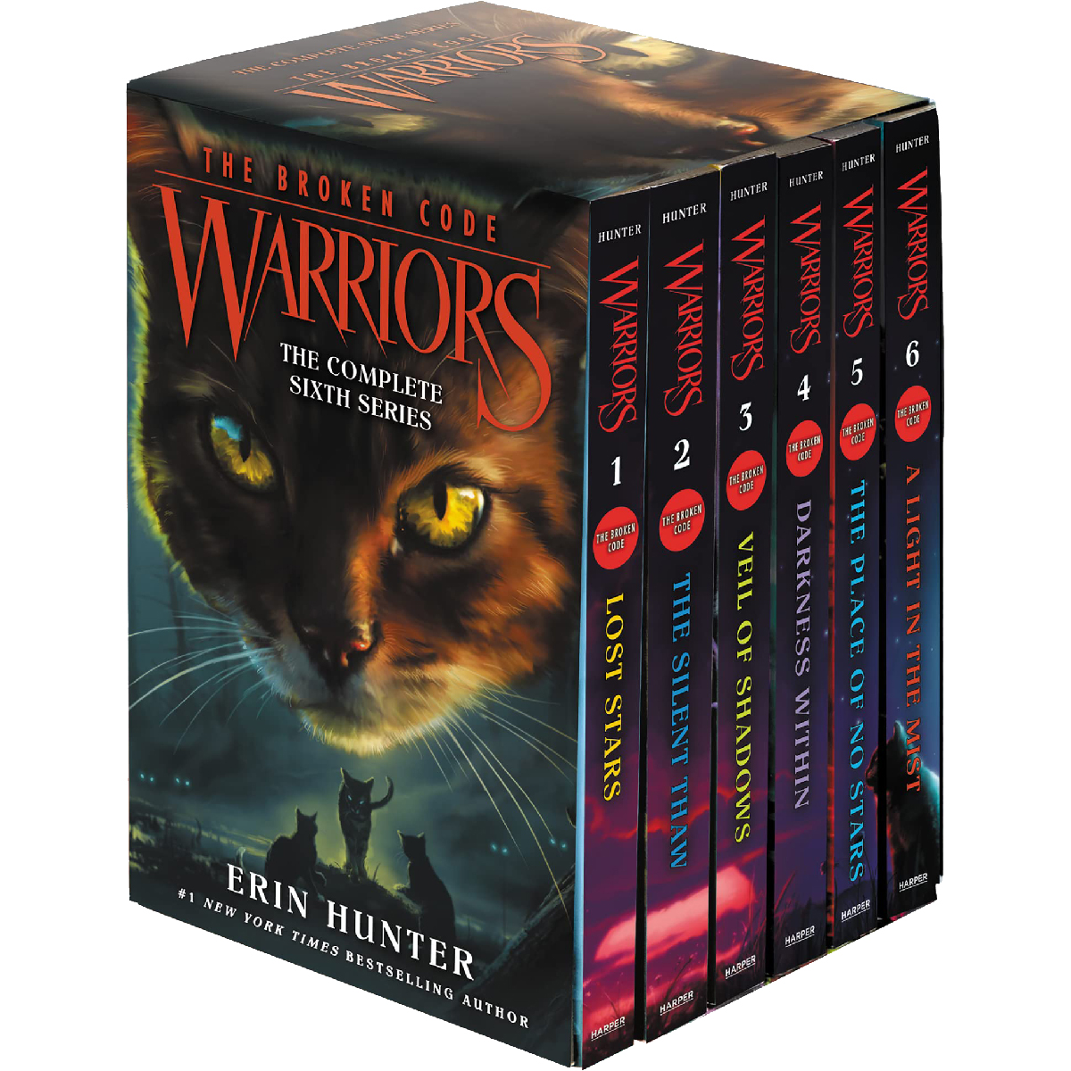 Warriors: The Broken Code 6-Book Box Set - Fun To Read Book 