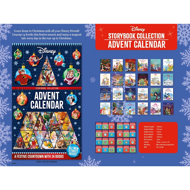 Disney: Storybook Collection Advent Calendar - Fun To Read Book