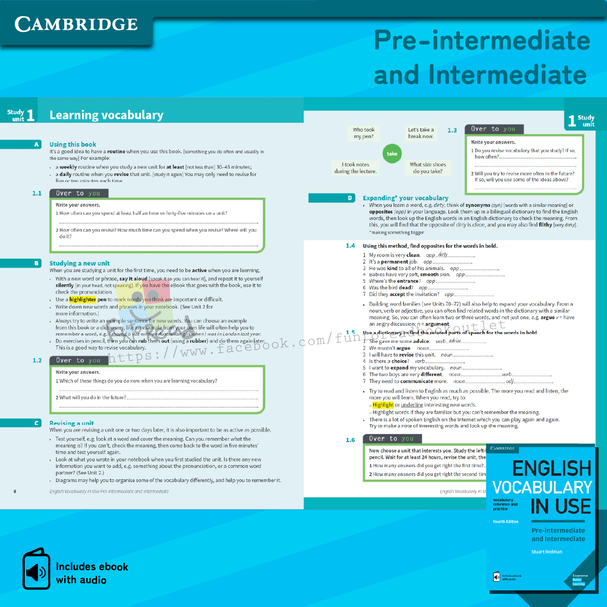 語学+参考書 English Vocabulary In Use: Pre-intermediate &amp; Intermediate Book and CD-ROM Pack English Vocabulary in Use - Pre-Intermediate and