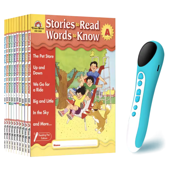 Evan-Moor Stories To Read Words to Know A-J (10 Books)