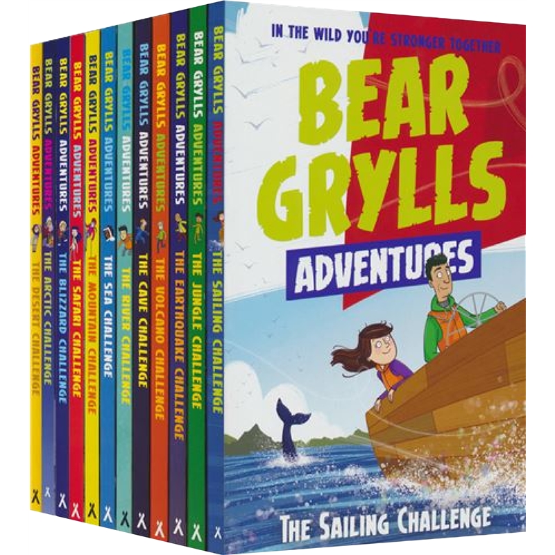 Bear Grylls Adventure Pack (12 books) - Fun To Read Book Outlet 