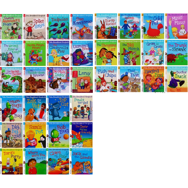 Julia Donaldson's Songbirds Read with Oxford Phonics 36 Books 